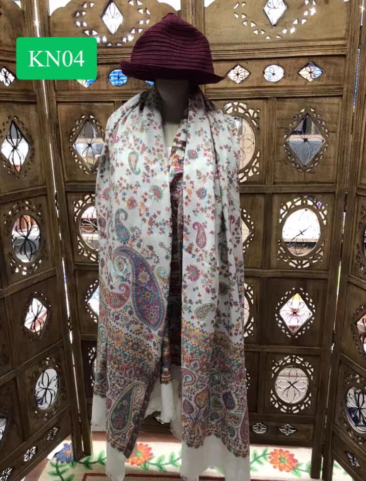 印度克什米尔大卡尼高品质披肩Kani Shawl