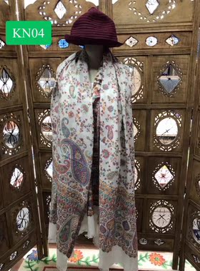 印度克什米尔大卡尼高品质披肩Kani Shawl