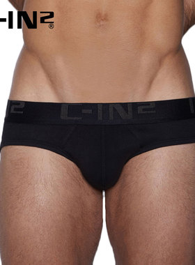 C-IN2男士内裤男内裤进口精梳棉运动透气U凸囊袋低腰三角裤男4013