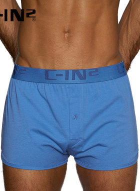CIN2新品男士内裤精梳棉平角短裤宽松透气不勒腿阿罗裤4019RT