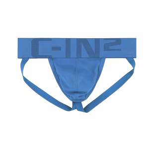 C-IN2新品男士丁字裤精梳棉低腰提臀U凸性感露臀双丁裤4025RT