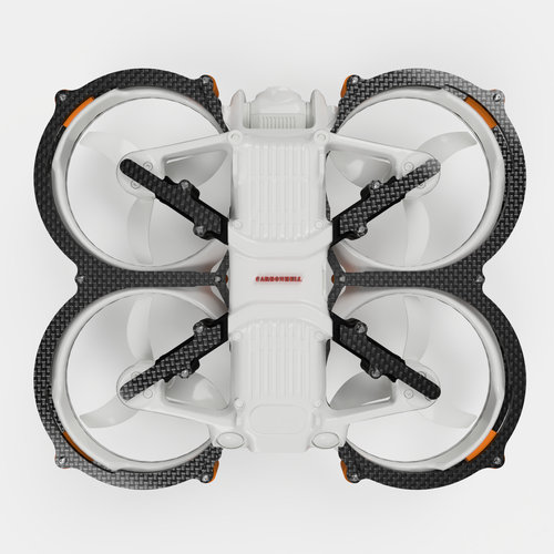 DJI AVATA 2 重型超耐炸碳纤维保护圈 碳纤维护甲 PKET003