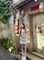 KOREAN VERSION JAPANESE AMERICAN RETRO SUMMER NEW PHANTOM LETTER SHORT SLEEVE T-SHIRT WOMENS HONG KONG STYLE DESIGN TOP INS TIDE