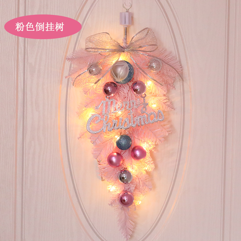 圣诞节装饰品粉色家居场景布置