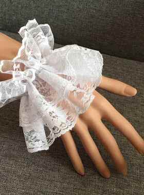 新娘婚纱礼服配饰双层花边