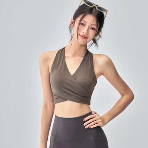 新款运动内衣女带胸垫美背瑜伽