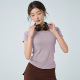 显瘦瑜伽服半袖 健身上衣女修身 透气速干跑步训练T恤 夏季 运动短袖