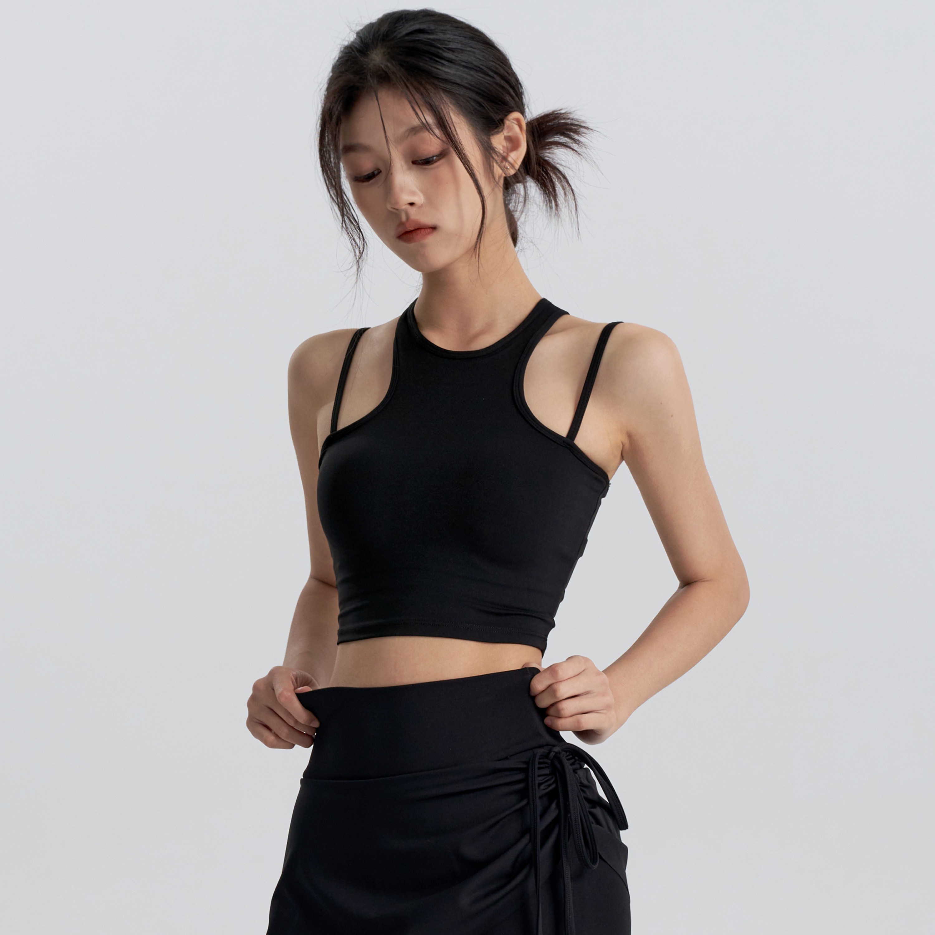 新款运动内衣女一体式高强度防震健身背心跑步训练瑜伽服文胸性感