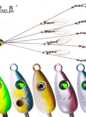 Alabama Fishing Group Fake Fish Bait Set Fishing Accessories