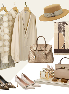 轻奢衣帽间女服装包包高跟鞋模型