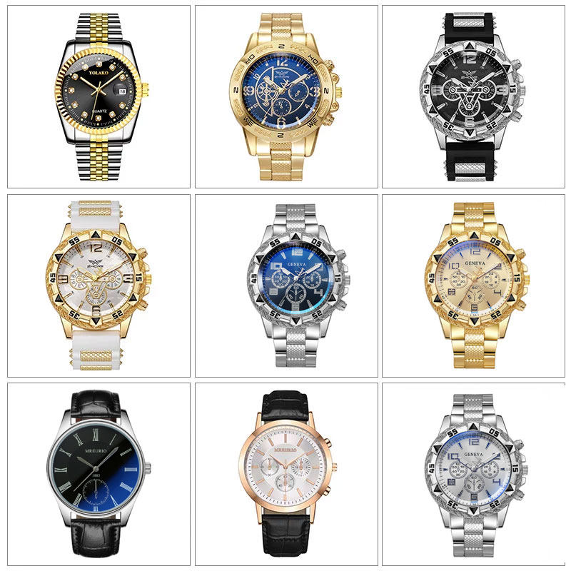 Men's replica mechanical watches, high-end imitation brand-name fake watches, high-end precision replica watch models, photography props, ornaments
