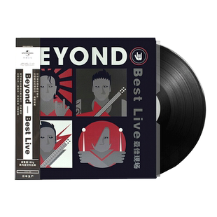 正版黄家驹 Beyond Best Live 最佳现场 LP黑胶唱片12寸大碟