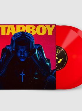 原装进口 威肯 THE WEEKND STARBOY 2LP黑胶唱片12寸唱盘 红胶