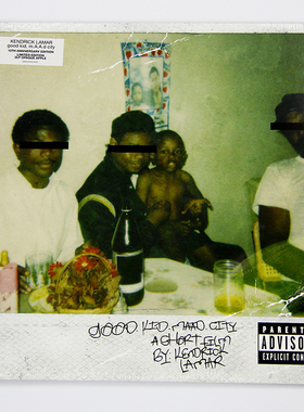 肯德里克拉马尔 Kendrick Lamar Good Kid M.A.A.D City 2LP红胶