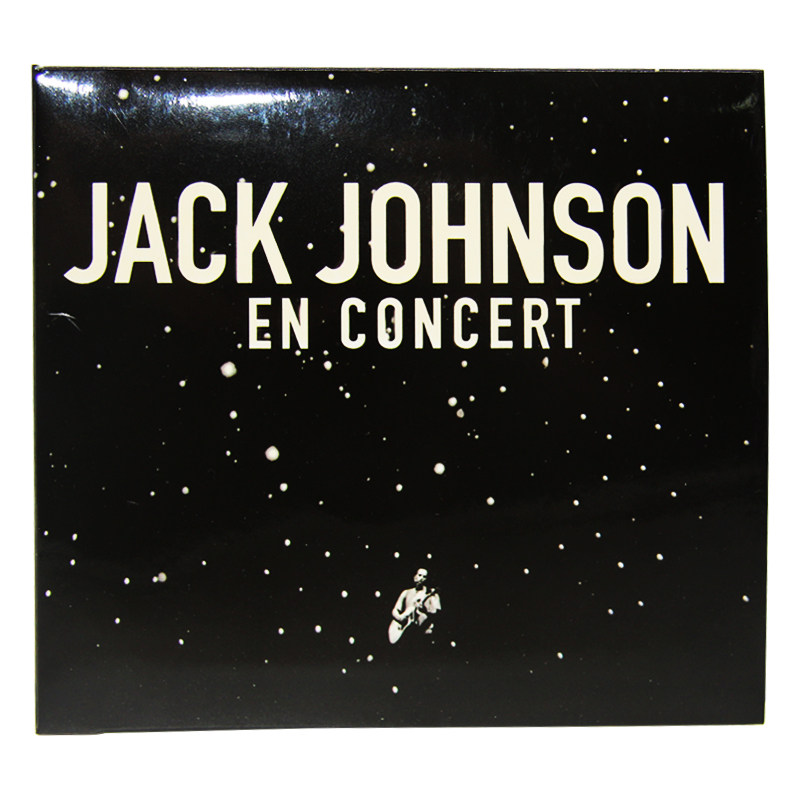 jack johnson - en concert 杰克 约翰逊演唱会cd唱片光盘 小画册