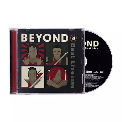 正版 Beyond Best Live 最佳现场 CD唱片+歌词本