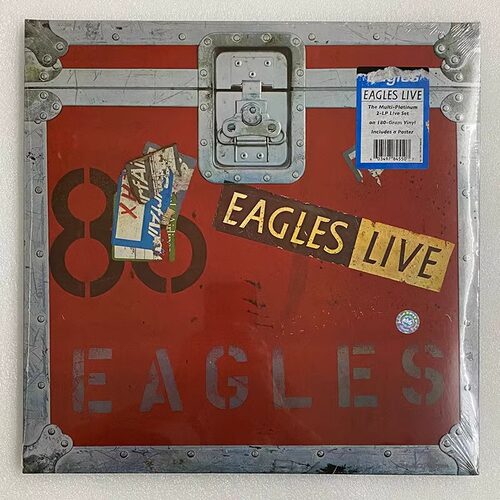 【原装进口】老鹰乐队专辑 演唱会现场 EAGLES LIVE 2LP黑胶唱片