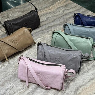 新款GROT个一乐25年春夏笔筒包女士手提包单肩斜挎手机包MINI小包