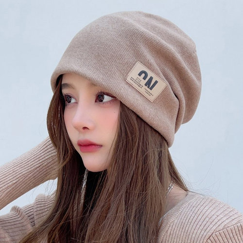 帽子女秋冬天时尚韩版潮流套头帽男女款封顶护耳保暧帽包头帽