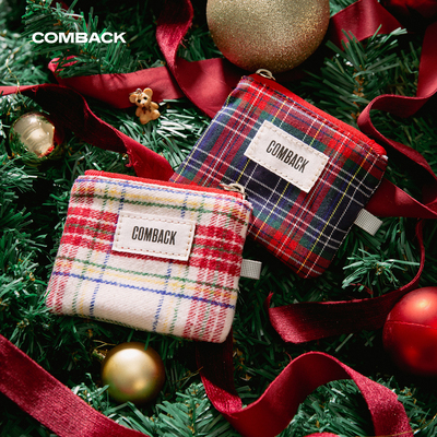 COMBACK双旦限定零钱包卡包耳机包钥匙包多功能小包