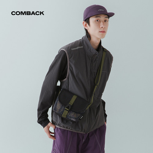 COMBACK木棉迷彩印花斜挎包