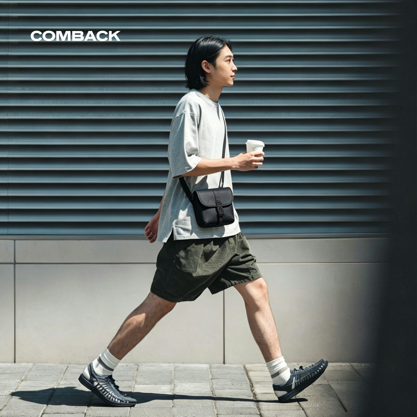 COMBACK磁力扣随身袋零钱包学生便携百搭耳机杂物收纳包手机小包