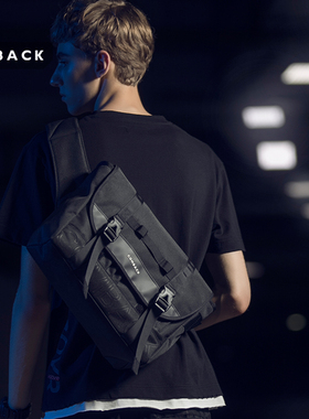 COMBACK机能国潮骑行斜挎包休闲旅行背包简约国潮单肩包男友礼物