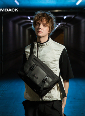 COMBACK新款城市户外休闲骑行斜挎包简约便携国潮单肩包时尚潮流