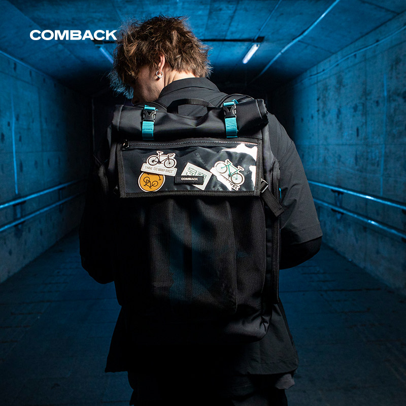 COMBACKx FCC联名款骑行双肩包男女运动大容量头盔收纳