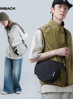 COMBACK新款单肩斜挎包男女户外休闲通勤邮差包运动百搭潮大容量