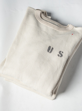 瑕疵B品 USN 重磅华夫格打底衫  纯棉材质