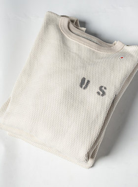 瑕疵B品 USN 重磅华夫格打底衫  纯棉材质