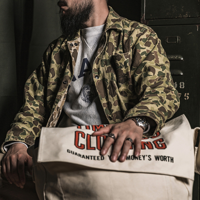 USMC猎鸭迷彩工装人字纹HBT外套