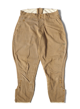 1930s 古着二战前期US ARMY 私人定制马裤  摩托车骑行裤 斜纹布