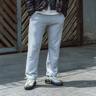 STOCK 纯棉慢跑训练卫裤 重磅毛圈卫衣裤 针织运动长裤 男士 NON