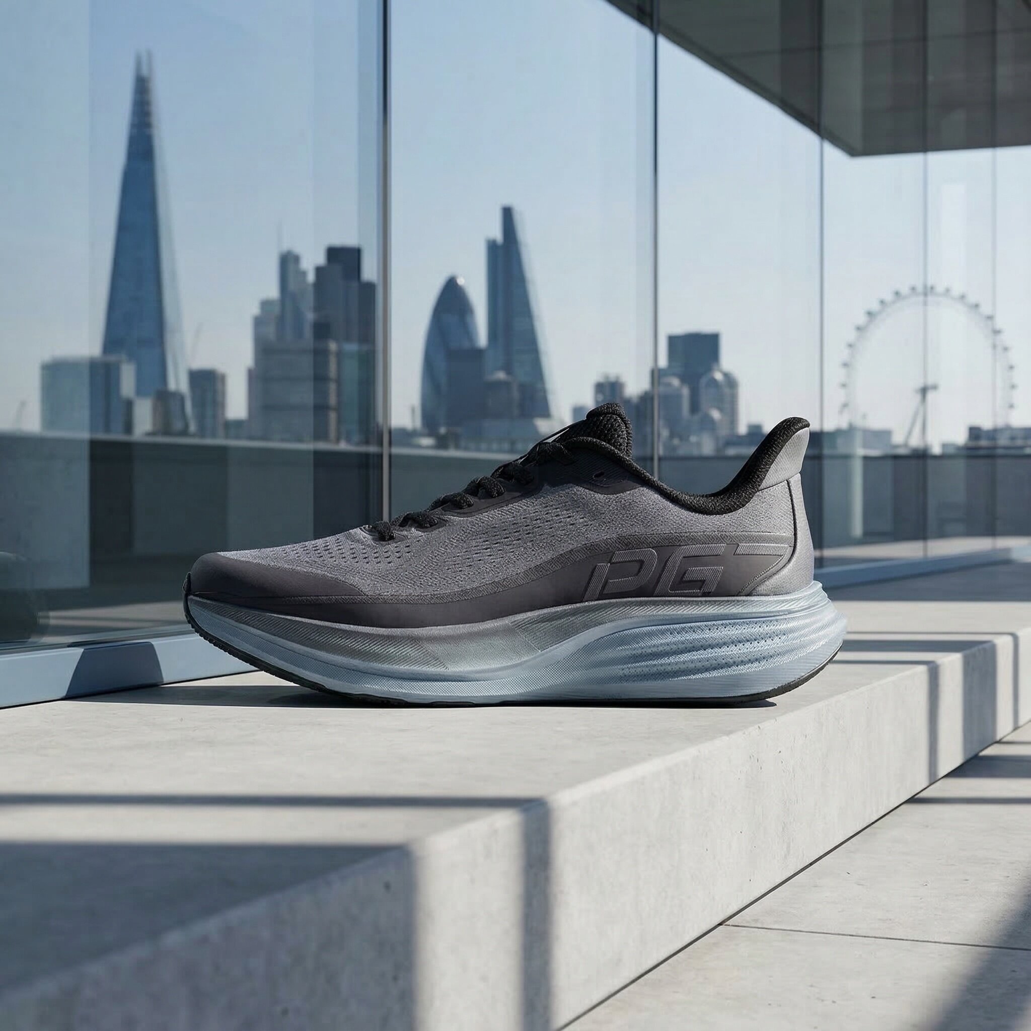 安踏旅步3跑步鞋PG7减震男鞋春夏新款新年红色运动鞋男112625546