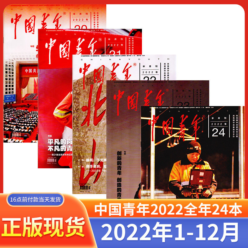 中国青年杂志22年21年20年19年打包 青年人生问题的深入探讨青春中国