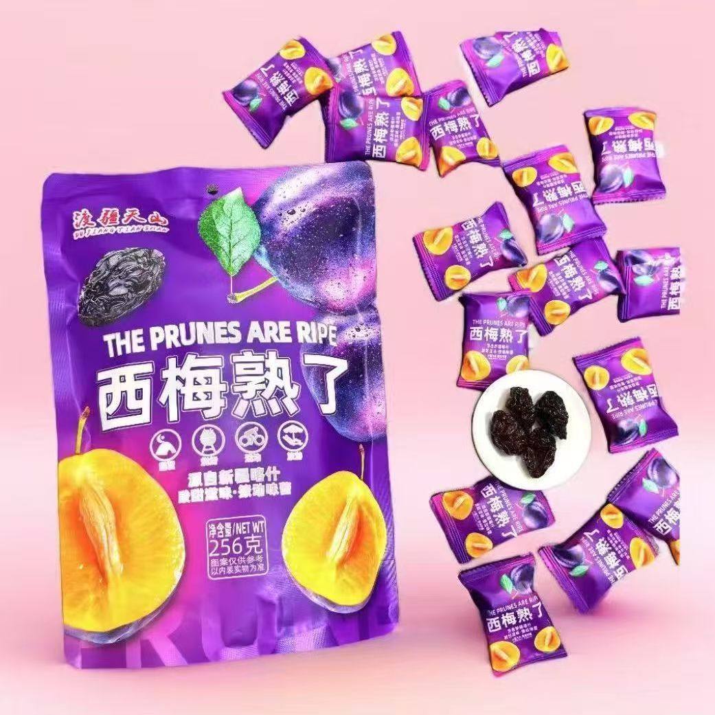 渡疆天山西梅熟了158g独立包装零食酸甜新疆特产西梅干高铁同款