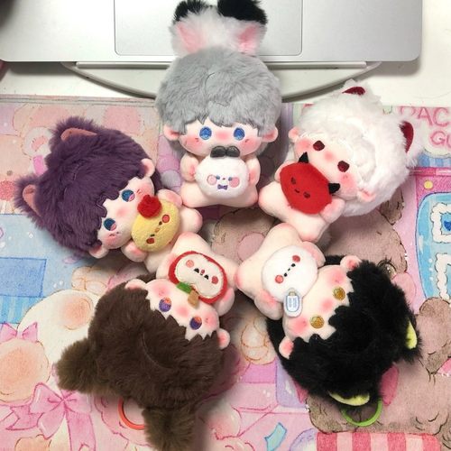 恋与深空周边棉花娃娃祁煜沈星回黎深夏以昼抱抱体包包挂件10cm