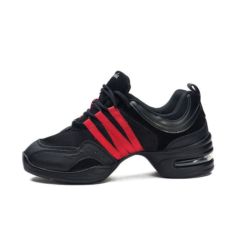 sansha法国三沙H22M现代舞鞋气垫直底爵士网面女运动舞鞋清仓特价