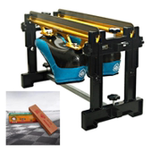 大道速滑冰刀鞋 通用磨刀架速滑刀磨刀架短道速滑塑料冰刀磨刀支架