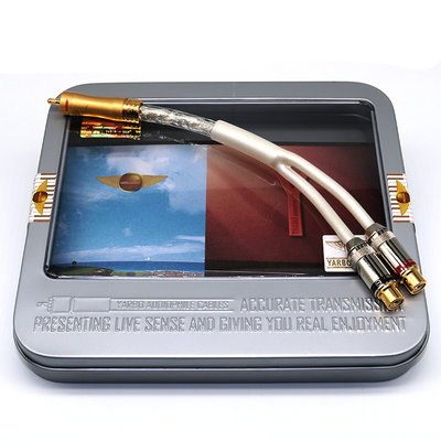 雅堡镀银莲花一分二分频线