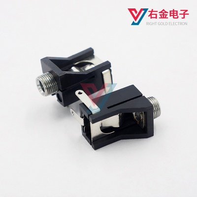 （10个）耳机插座PJ-302M 3.5mm插口单声道音频插座带螺牙3脚直插