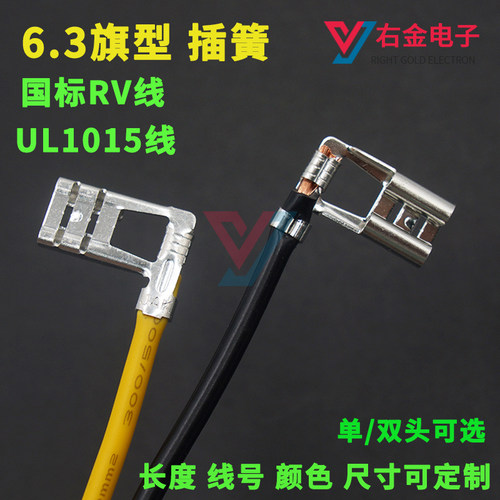6.3旗形插簧+线圈+Y型接线端子