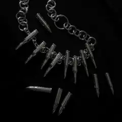 Potato Redoom Heavy-Duty Alloy Bullet Pants Chain Punk Rock Style Detachable Pants Chain Accessory