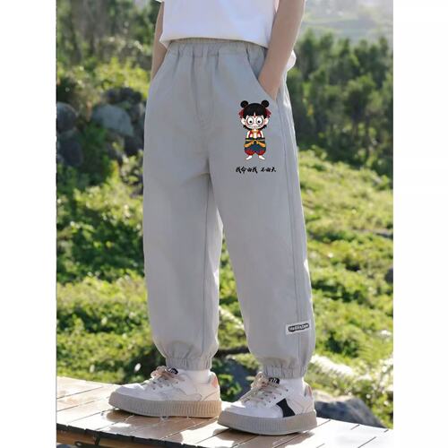 男童夏季防蚊裤轻薄儿童