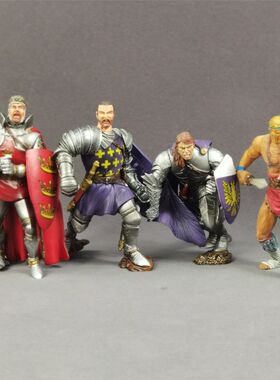 BBI古罗马武士角斗士3寸公仔关节可动人偶模型摆件儿童玩具无包装