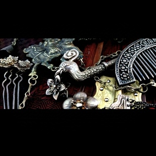 许家传统银饰--余款-许字珍品阁-非遗-银手镯-银簪