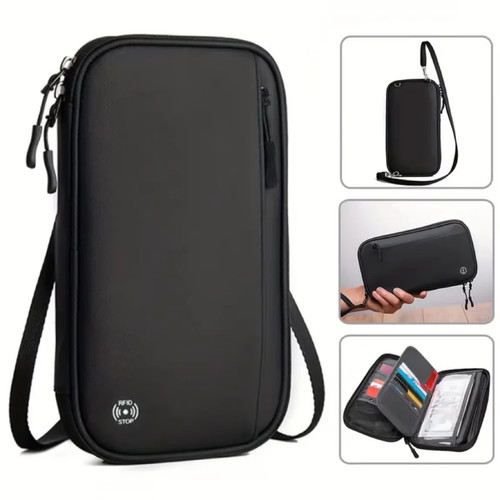 Wallet Holder Travel Passport Case with RFID Blocker护照卡包