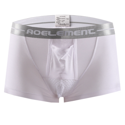 Men's Underwear Modal Dual Pouch Trunks Ball Pouch Bulge